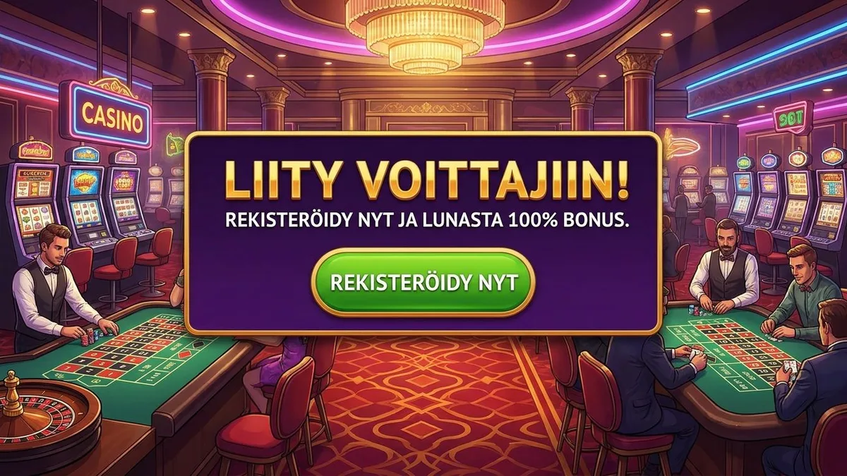 Rekisteröidy bonuksen kanssa